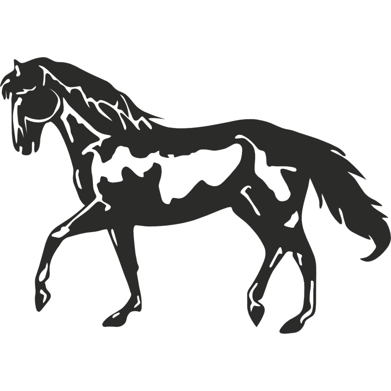 Sticker Chevaux -droit