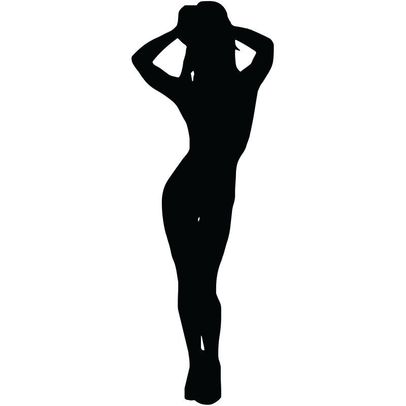 Sticker Silhouette Femme Sexy