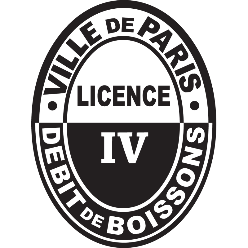 Sticker Licence Iv -débit Boissons