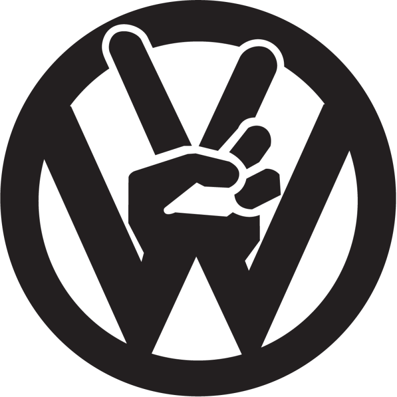 Sticker Jdm Peace Volkswagen