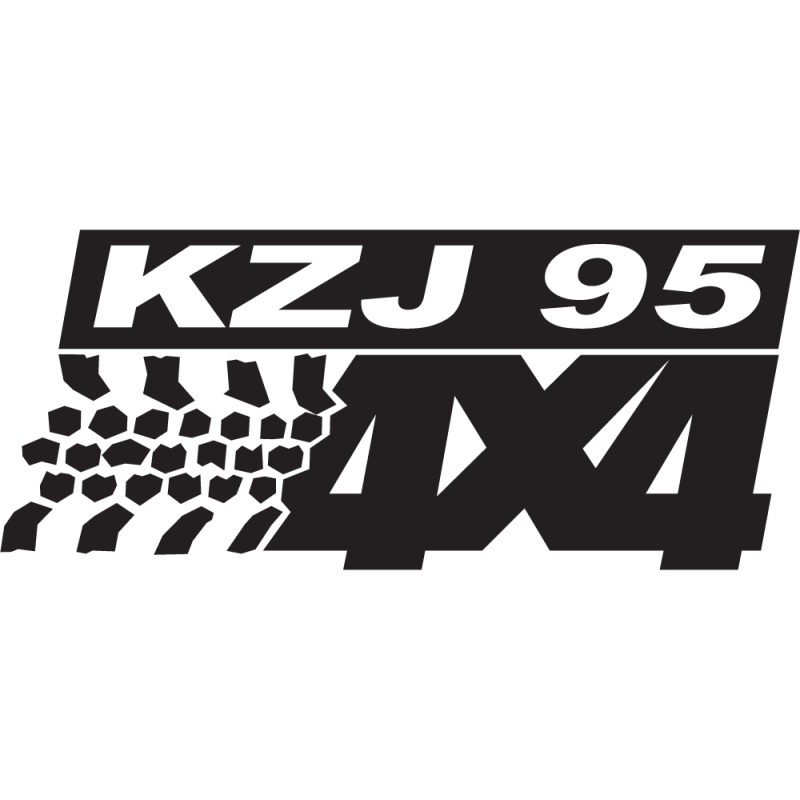 Sticker Logo 4x4 Kzj95