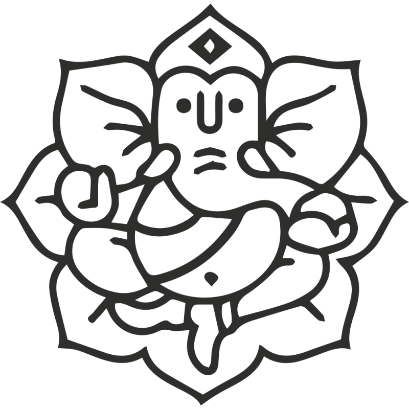 Sticker Symbole Ganesh