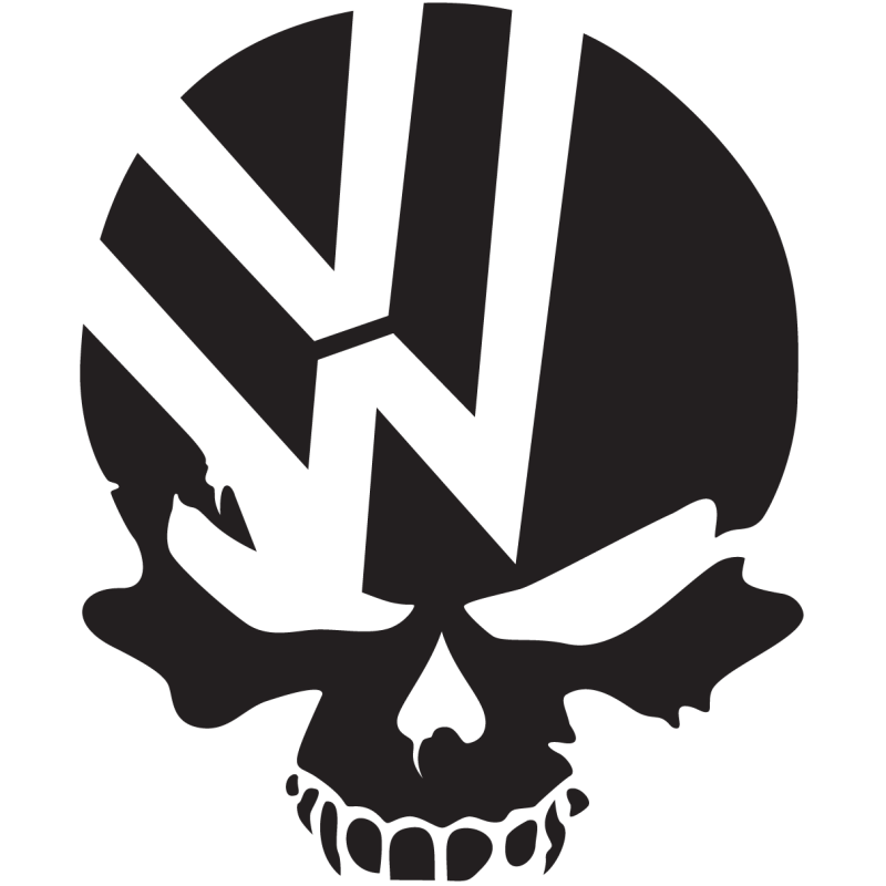 Sticker Jdm Volkswagen Skull