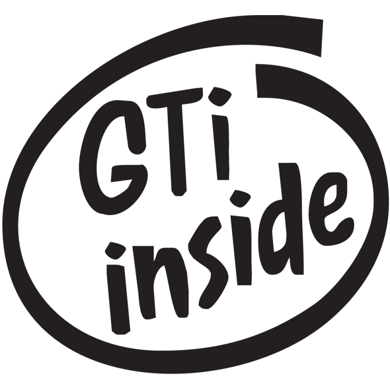 Sticker Jdm Gti Inside