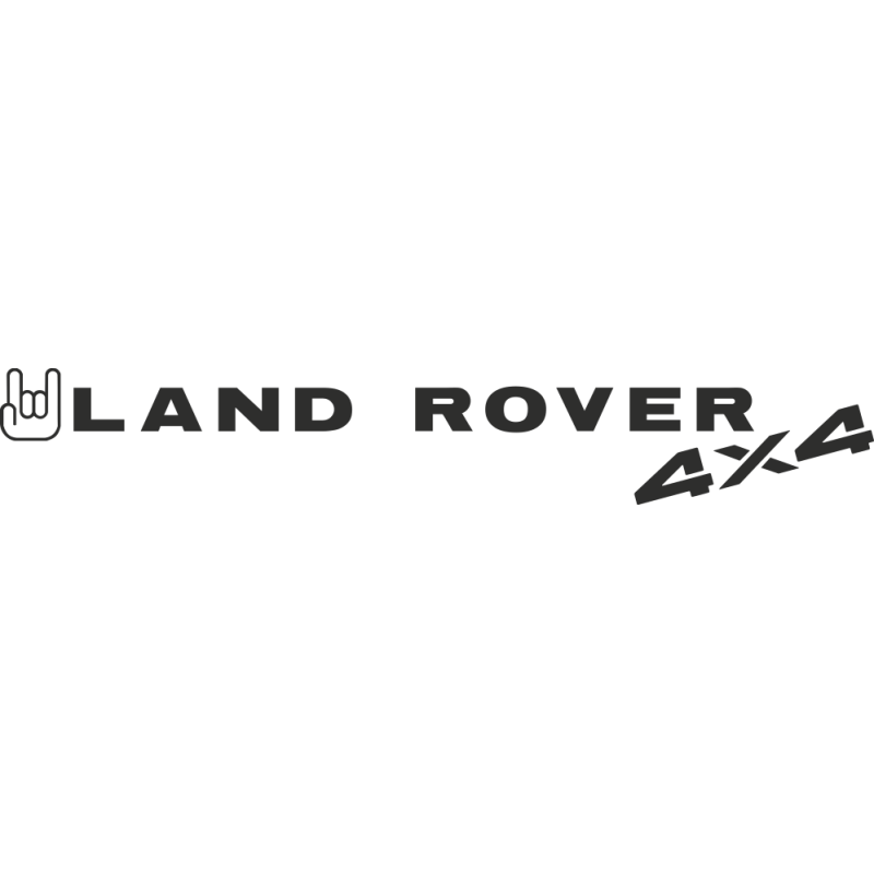 Sticker Land Rover 4x4