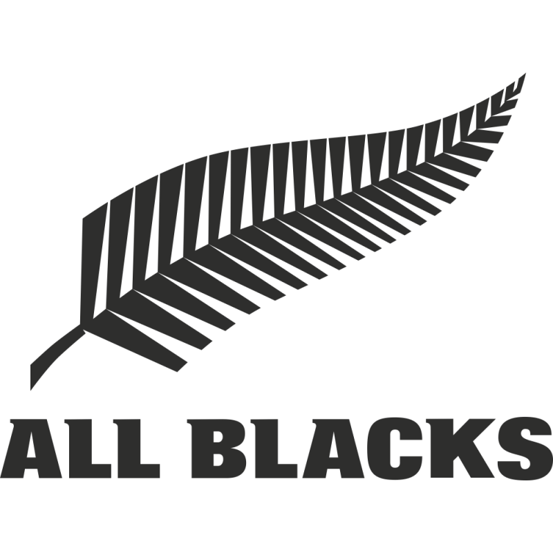 Sticker Rugby Logo All Blacks