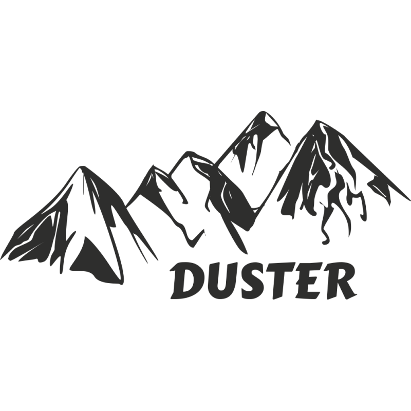 Sticker Montagne Duster