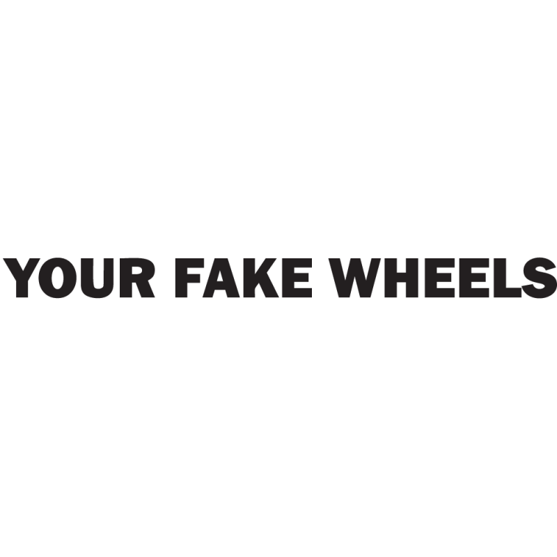 Sticker Jdm Your Fake Wheels
