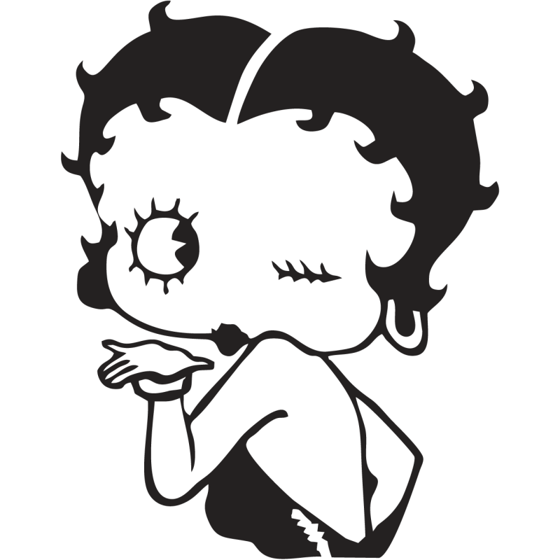 Sticker Betty Boop