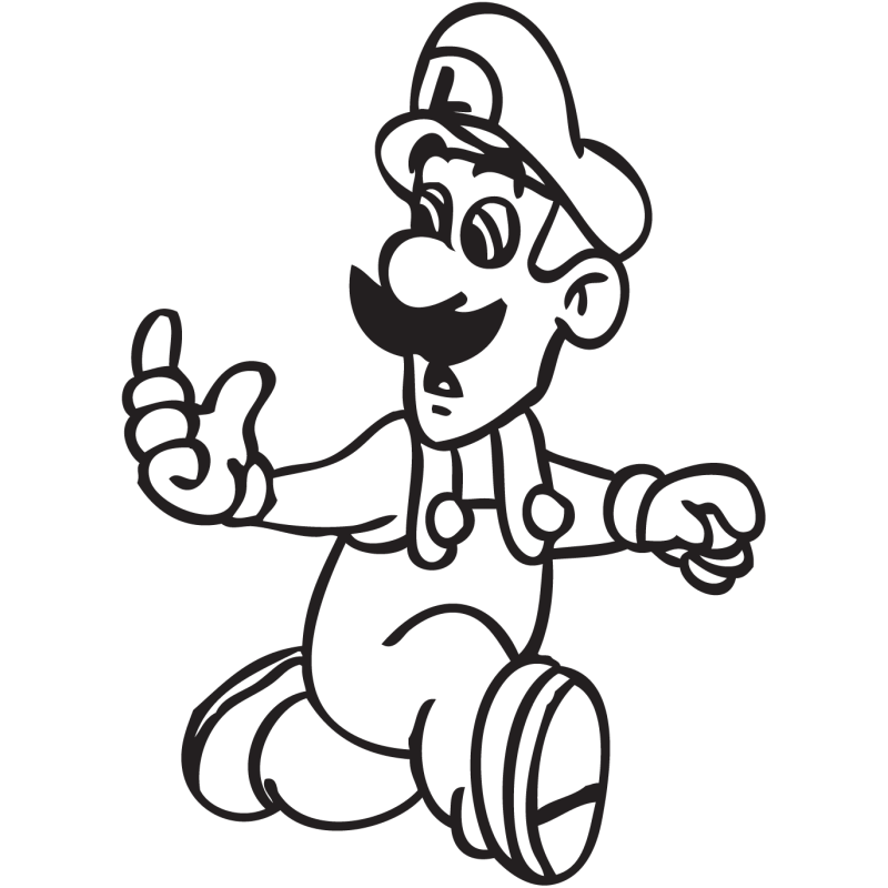 Sticker Mario Luigi