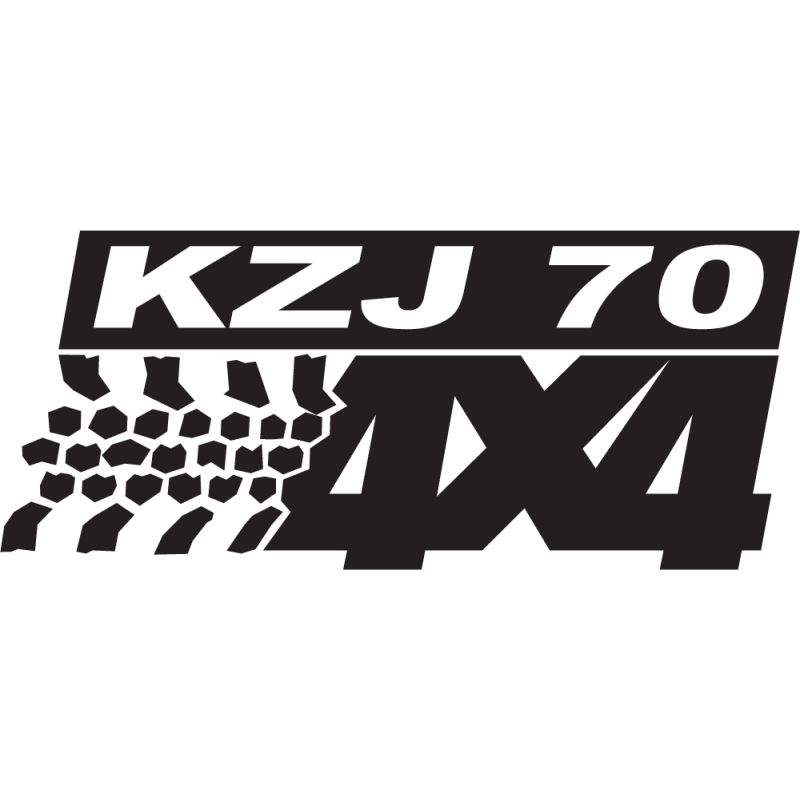 Sticker Logo 4x4 Kzj70