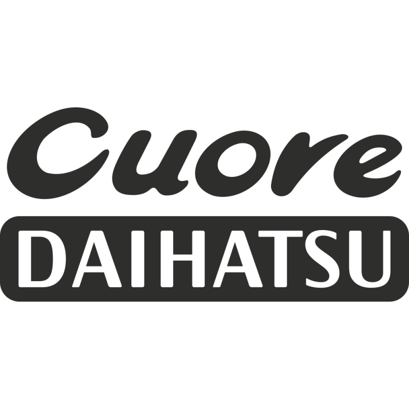 Sticker Daihatsu Cuore