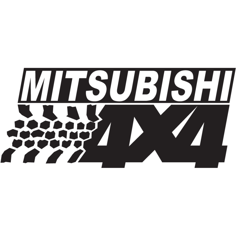 Sticker Logo 4x4 Mitsubishi