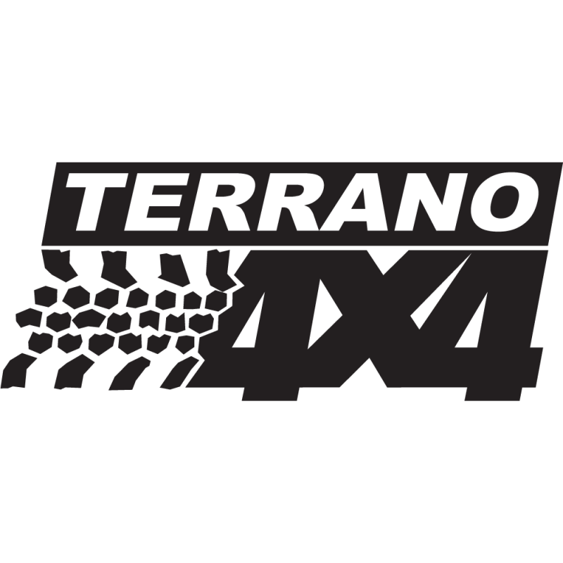 Sticker Logo 4x4 Terrano