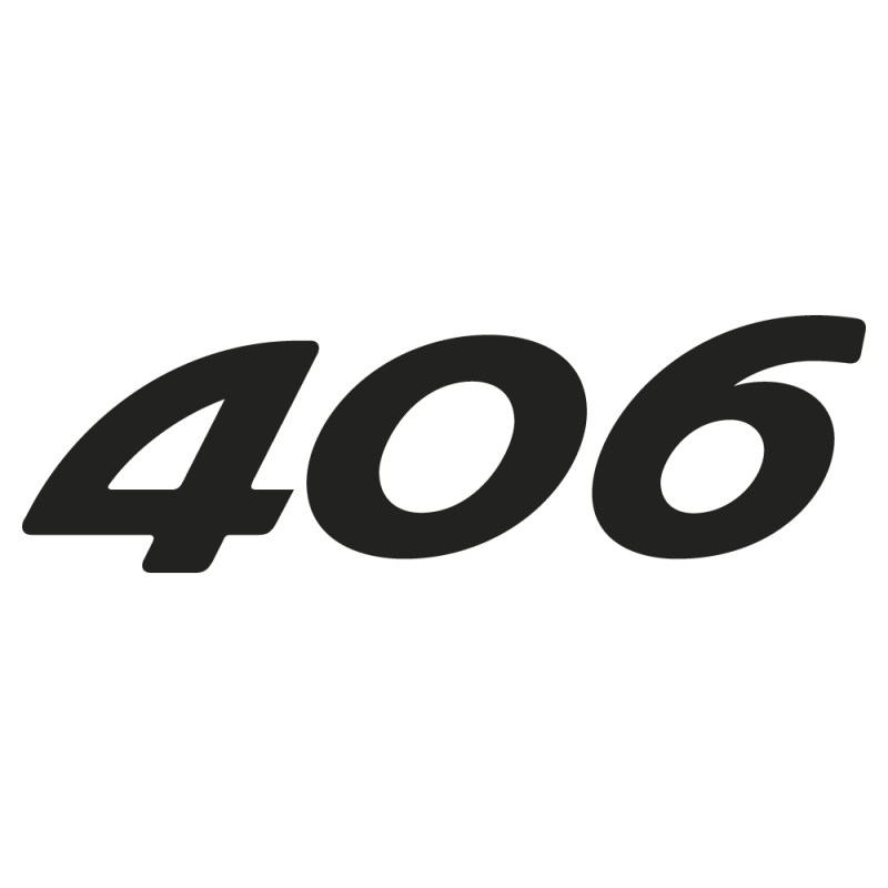 Sticker 406 Peugeot