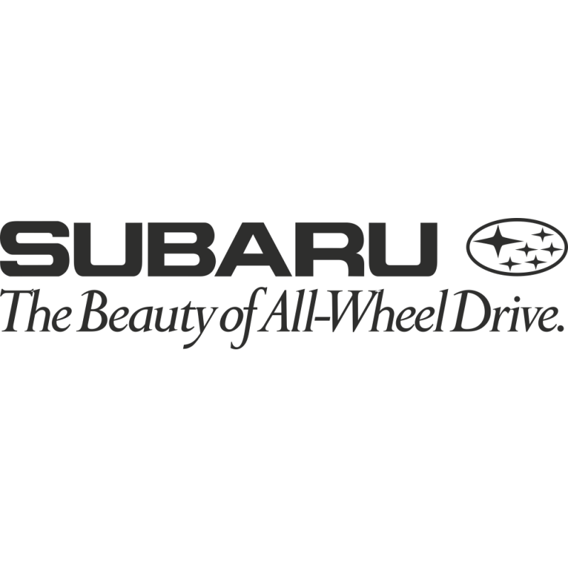 Sticker Subaru Beauty Awd