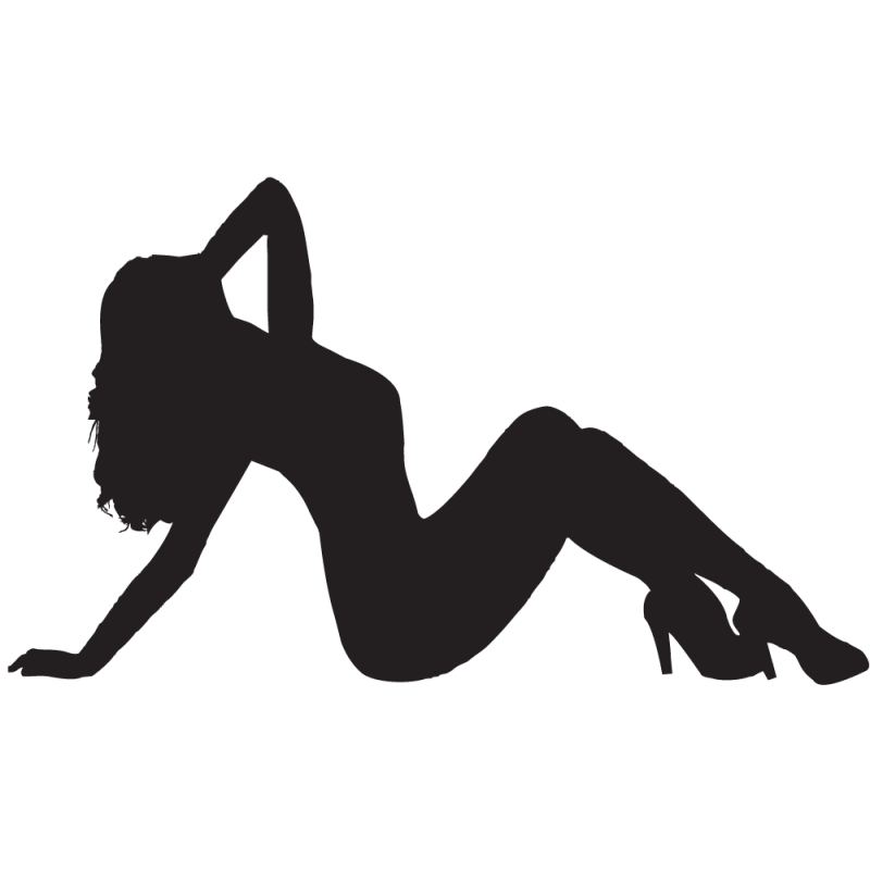 Sticker Silhouette Femme Sexy 23