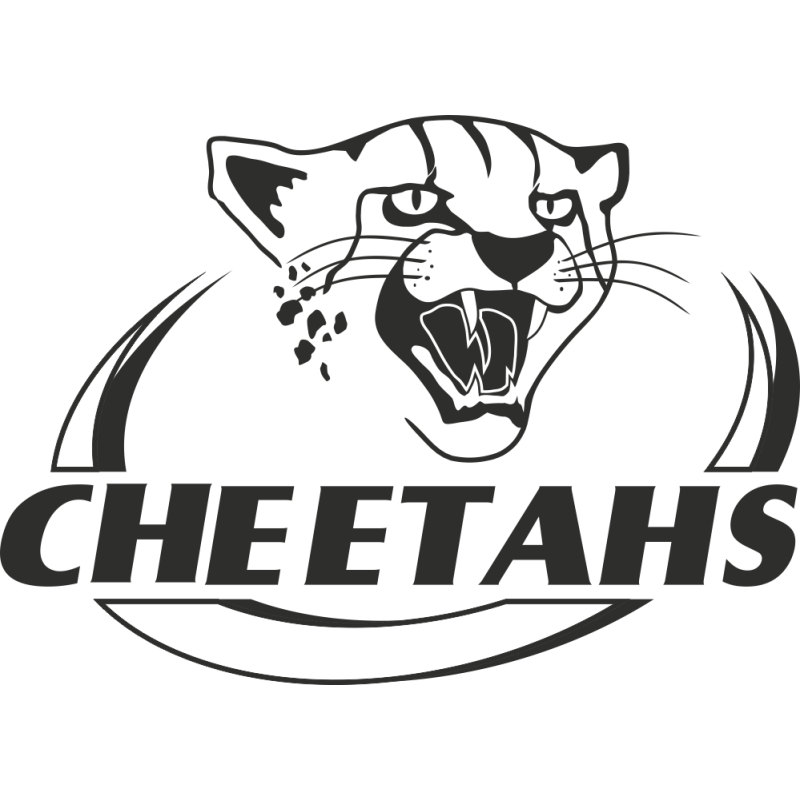 Sticker Rugby Logo Cheetahs