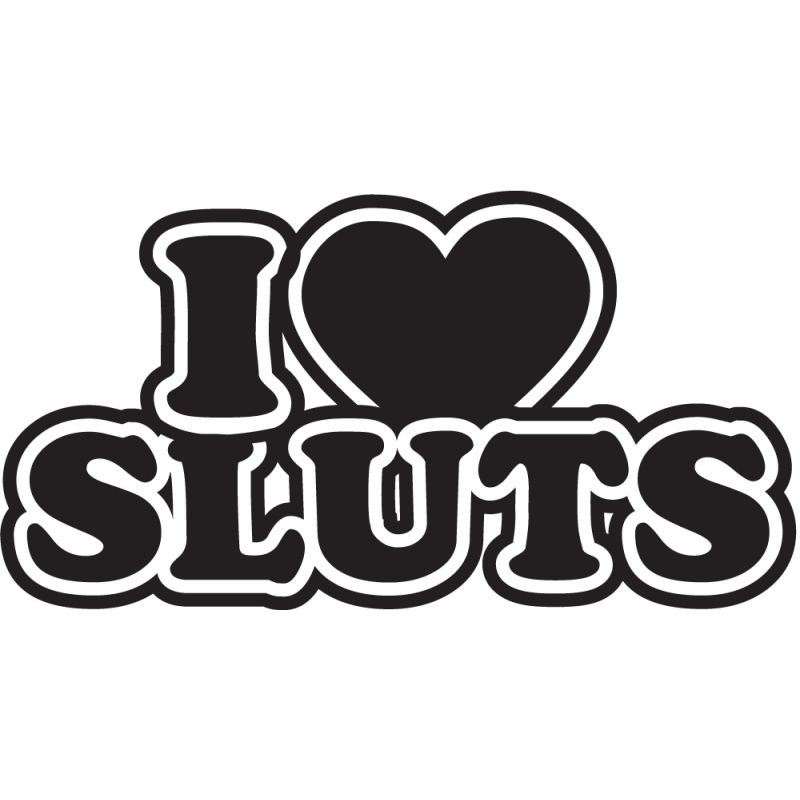 Sticker Jdm I Love Sluts