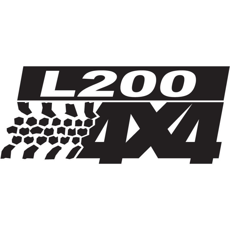 Sticker Logo 4x4 L200