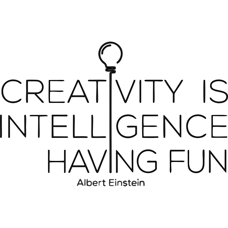 Sticker Quote Einstein