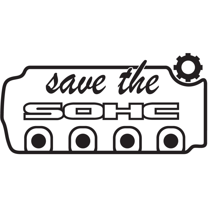 Sticker Jdm Save The Sohc