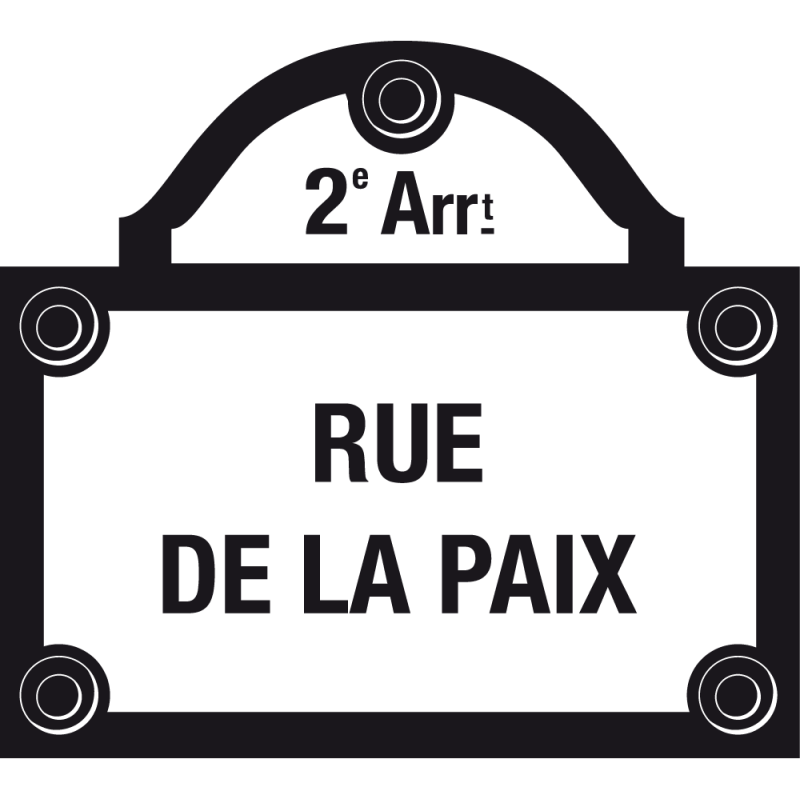 Sticker Rue de la paix