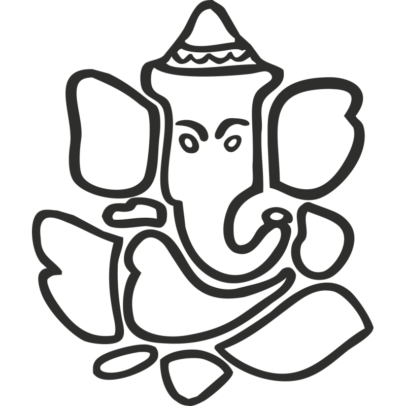 Sticker Symbole Ganesh