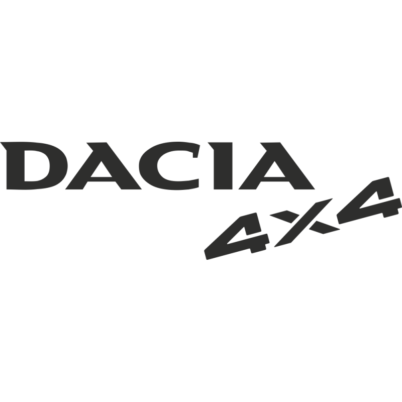 Sticker Dacia 4x4