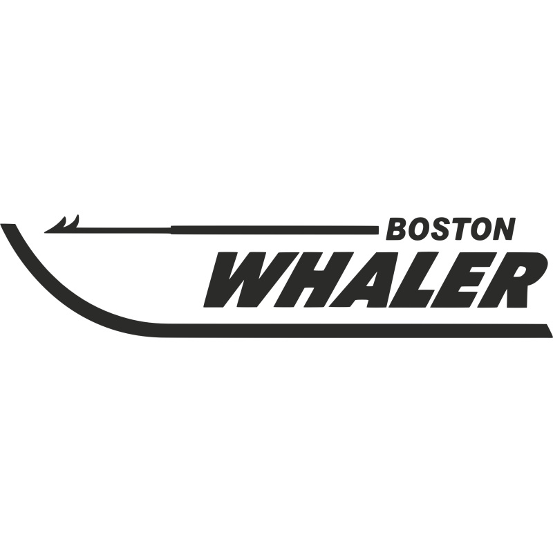 Sticker Boston Whaler gauche