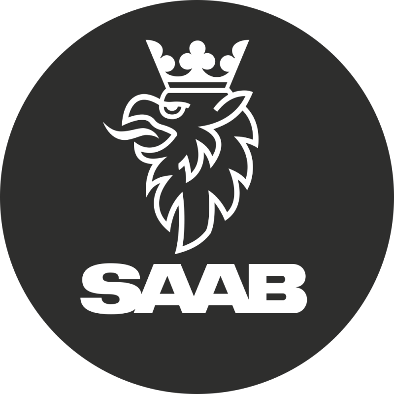 Sticker Saab Logo