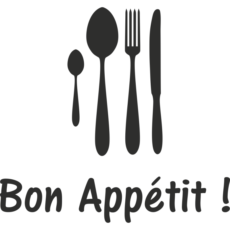 Sticker Cuisine Bon Appétit