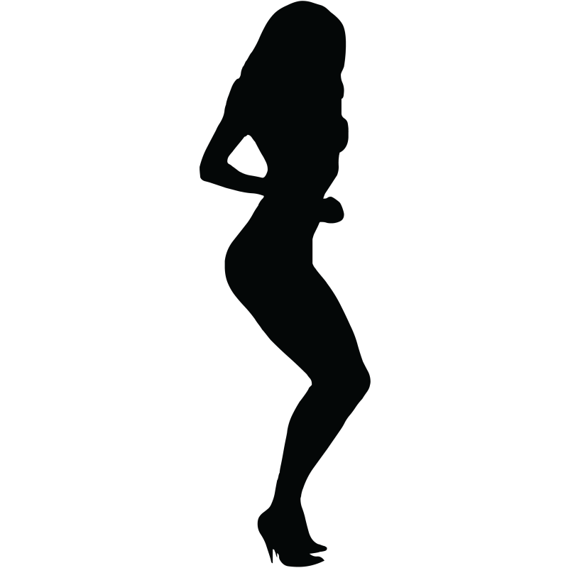 Sticker Silhouette Femme Sexy