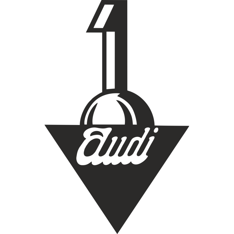 Sticker Logo Audi 1909