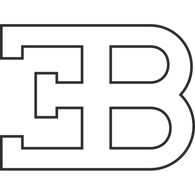 Sticker Bugatti Logo