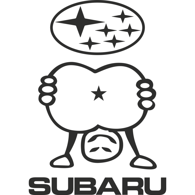 Sticker Subaru Jdm Ass