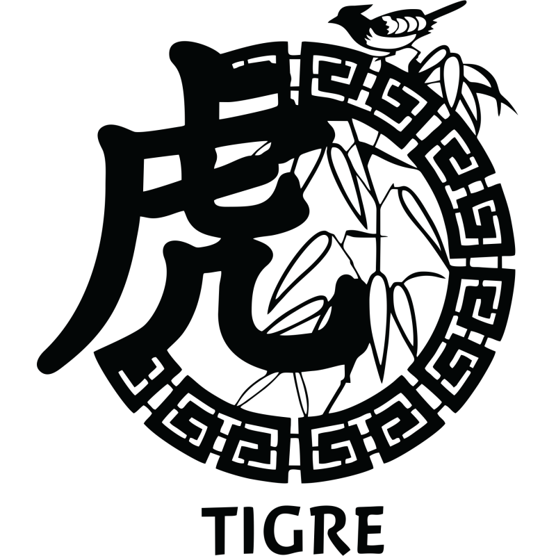 Sticker Astrologie Chinoise Tigre