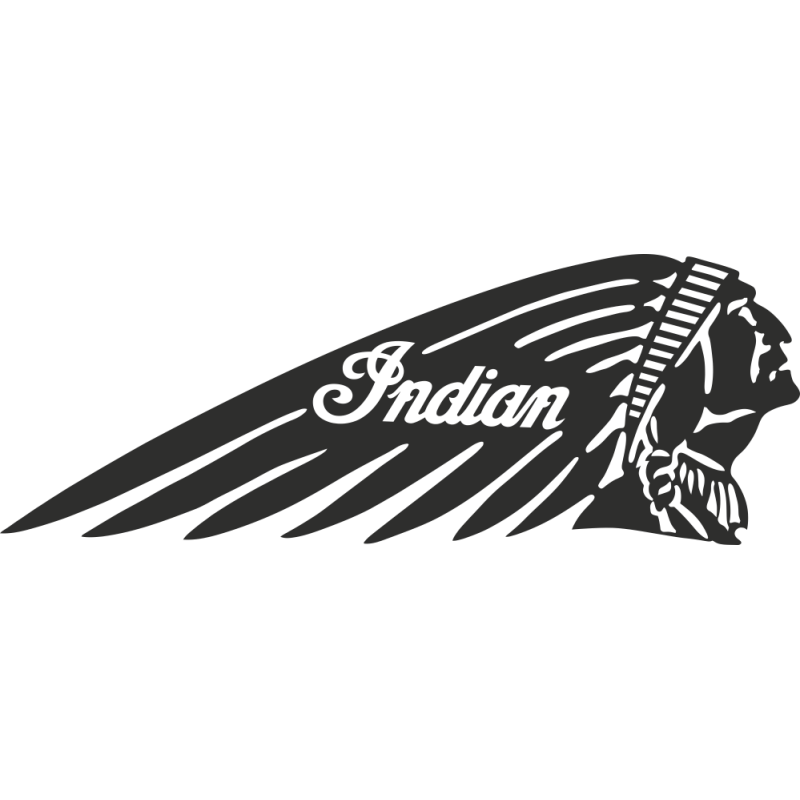 Sticker Indian Droite
