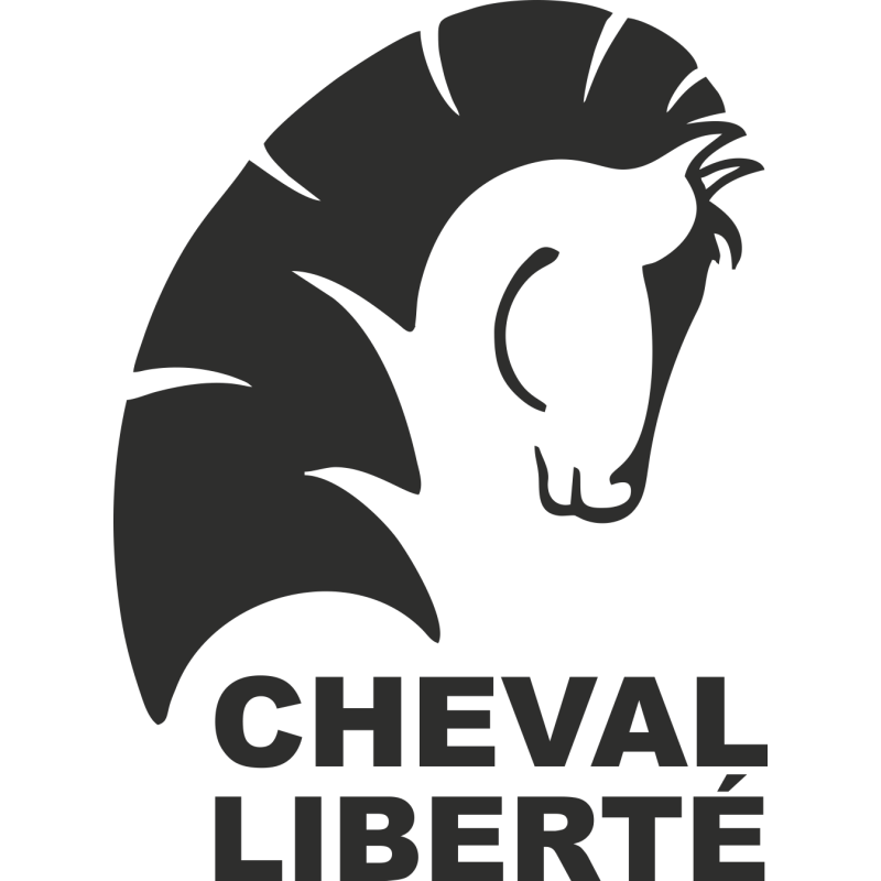 Sticker Van Chevaux Cheval Liberté