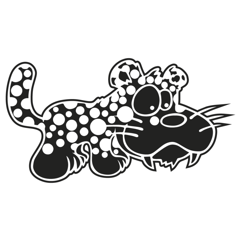 Sticker Leopard