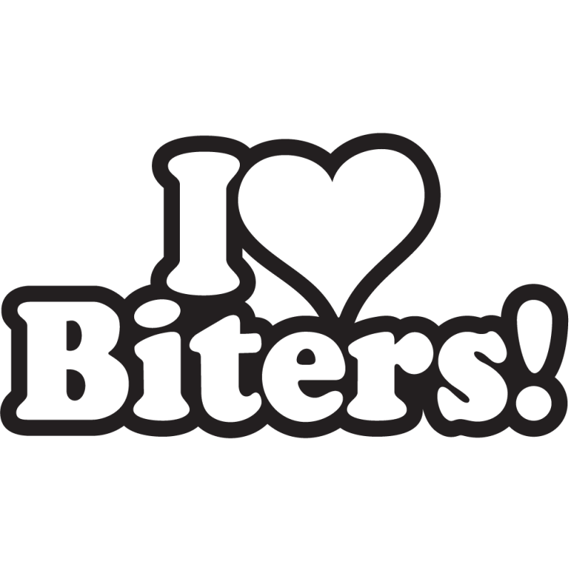 Sticker Jdm I Love Biters