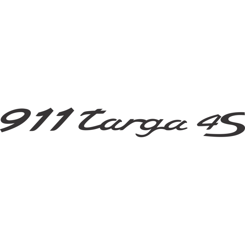 Sticker Porsche 911 Targa