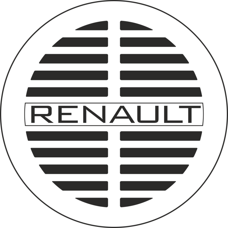 Sticker Renault Ancien Rond