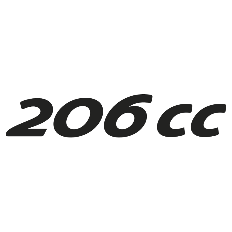 Sticker 206cc Peugeot