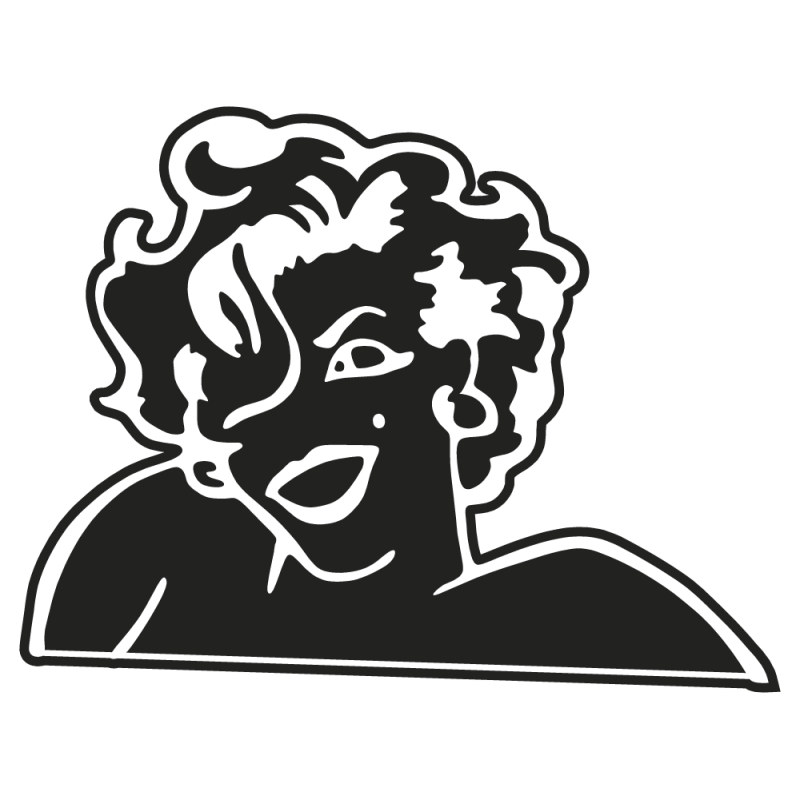 Sticker Maryline Monroe