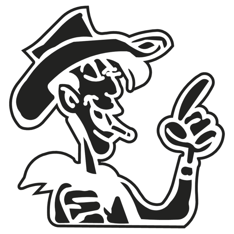 Sticker Lucky Luke