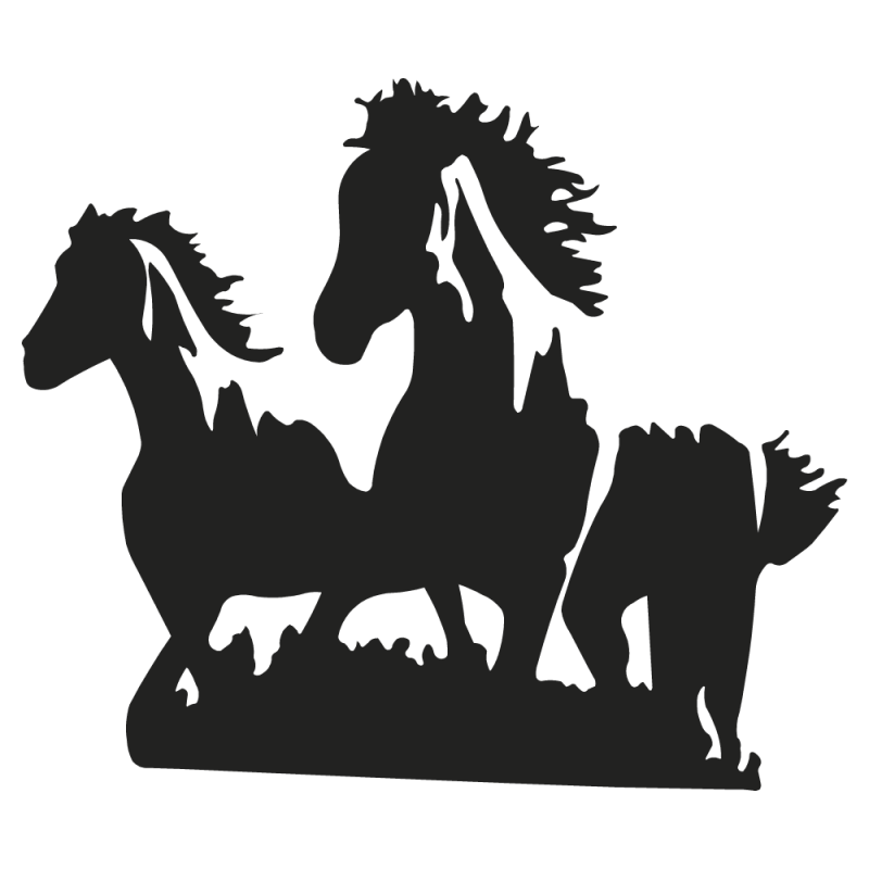 Sticker Chevaux