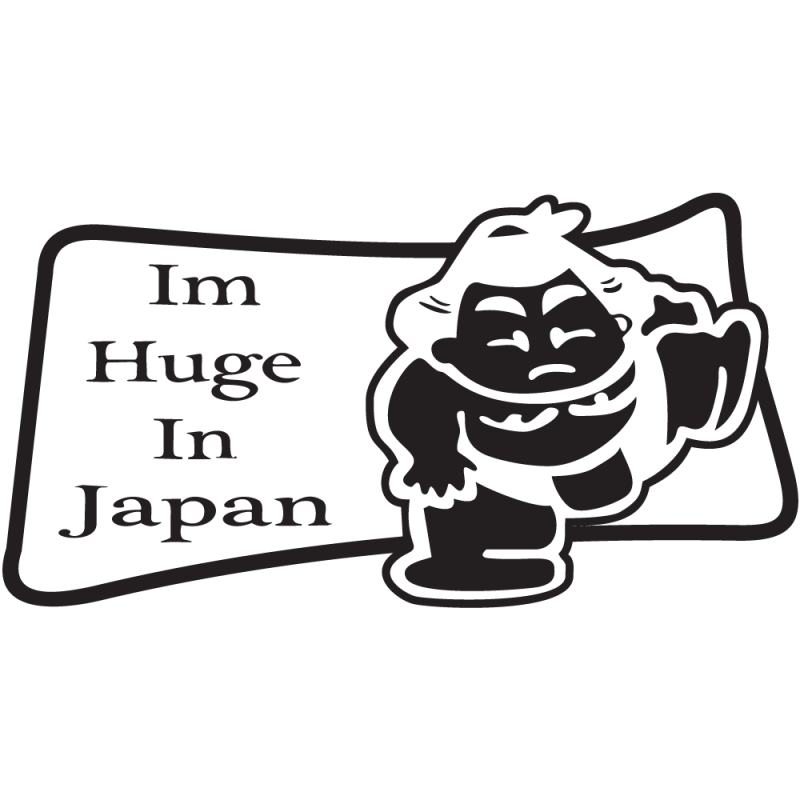 Sticker Jdm Im Huge In Japan