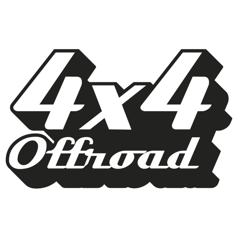 Sticker 4x4 Offroad