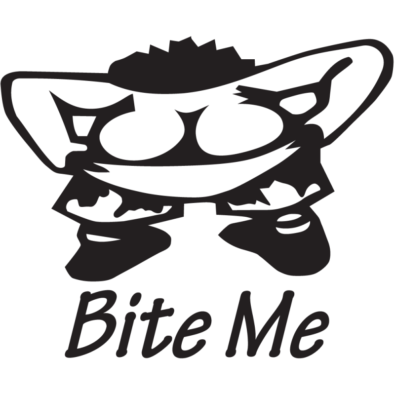 Sticker Jdm Bite Me